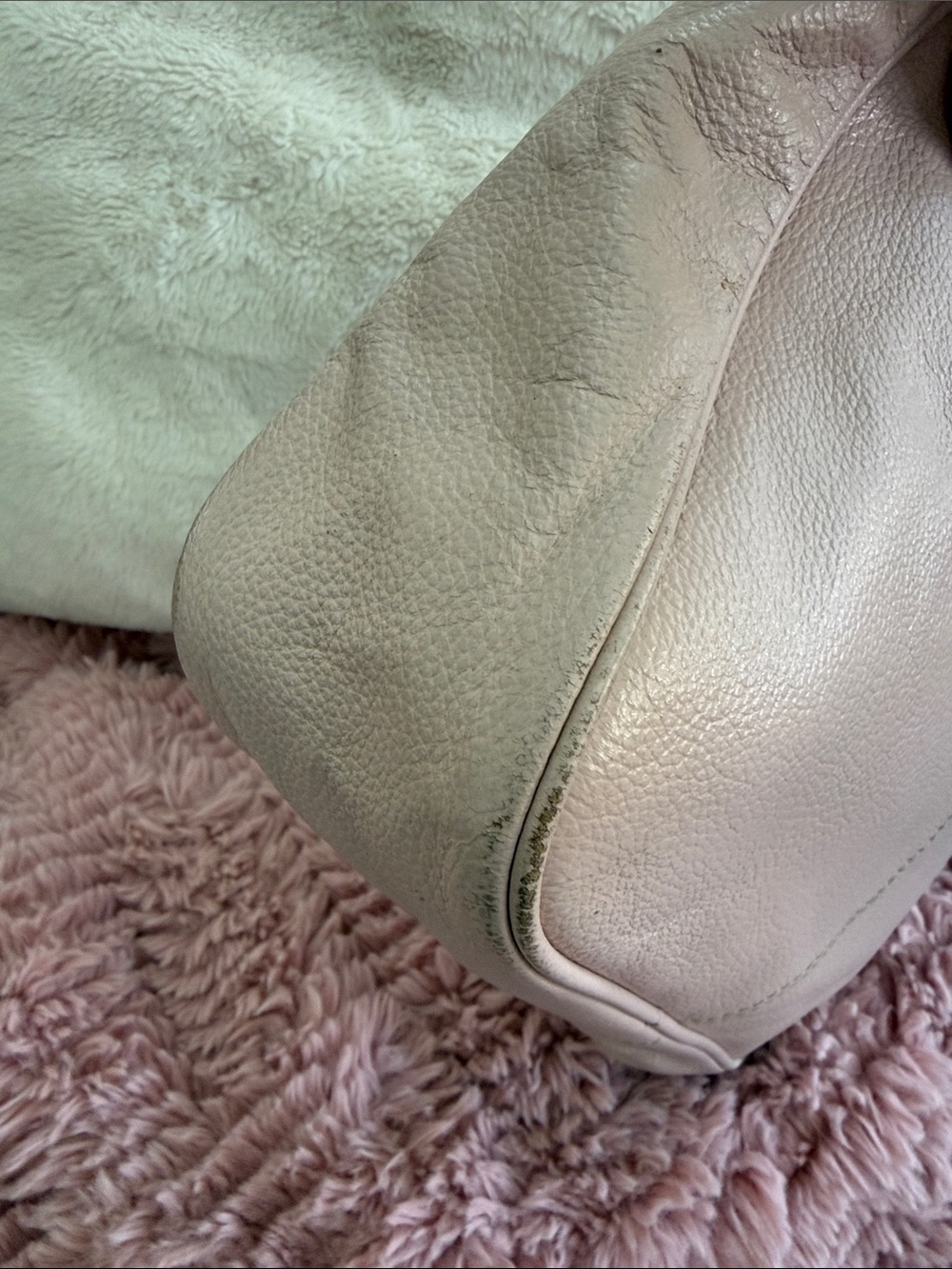 LUCKY BRAND PALE PINK HOBO PURSE - Picture 8 of 13